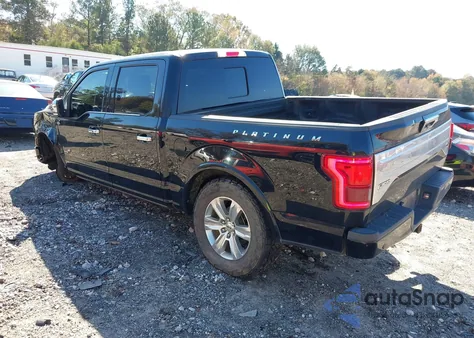 2016 Ford F-150 Platinum z USA, uszkodzony, nr VIN 1FTEW1EG0GFA07554